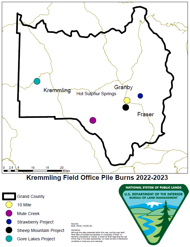 BLM Kremmling Field Office planning prescribed burns Bureau of Land